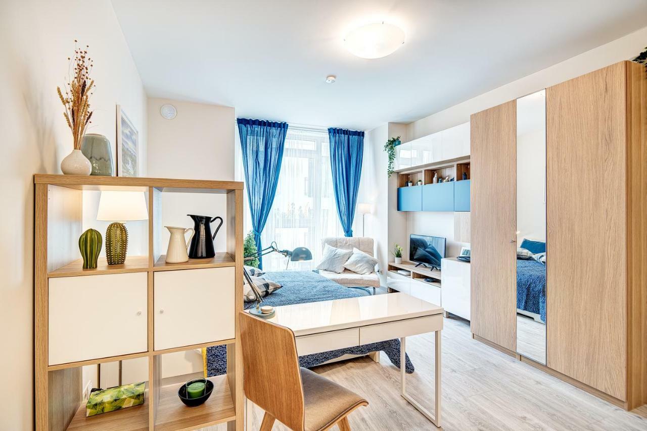 Happy Inn Studio Historic Center, Self Check-In, Ac, Parking In The Undergrnd Garage, Vilna Exterior foto