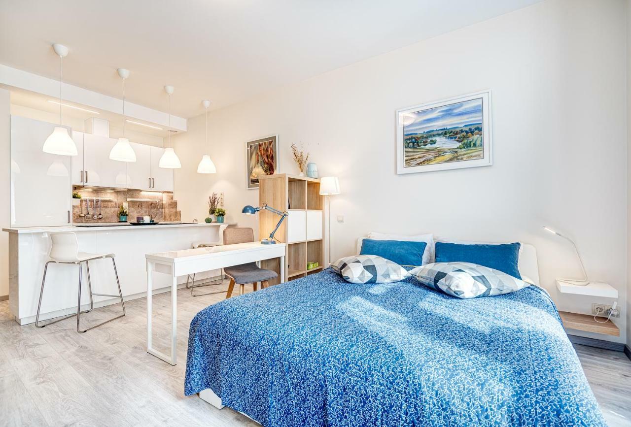 Happy Inn Studio Historic Center, Self Check-In, Ac, Parking In The Undergrnd Garage, Vilna Exterior foto